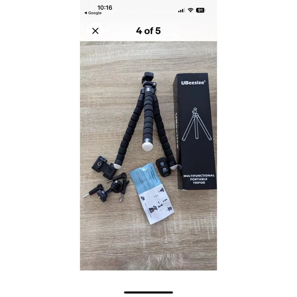 UBeesize Phone Tripod Portable and Flexible Tripod with Wireless Remote